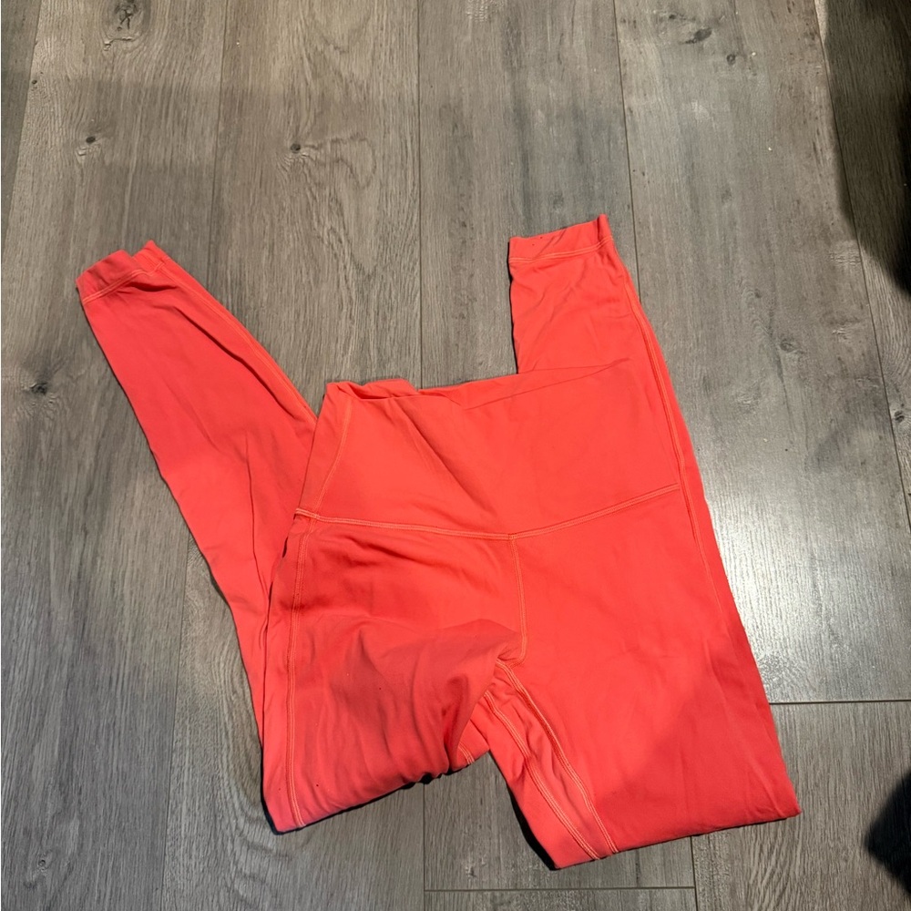 Coral Lululemon Leggings